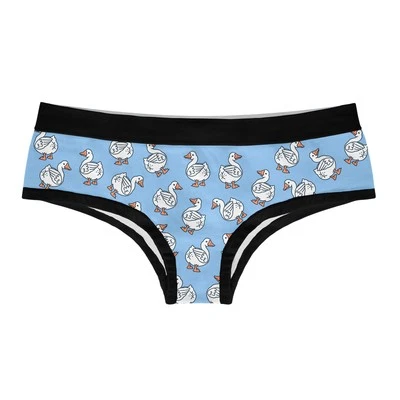 Womens Butt Quack Panties Funny Duck Joke Graphic Bikini Brief Underwear for - Image 1 of 4
