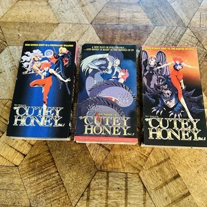 New Cutey Honey Volume 1-3 Anime ADV FIlms VHS Excellent Tested Clean! - Picture 1 of 8