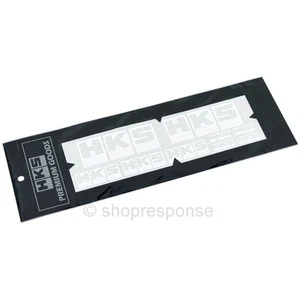 HKS 51003-AK147 Premium Goods Block Logo A La Carte Sticker Sheet White JDM - Picture 1 of 2