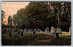 RARO ESCOCIA Antiguo bollo cementerio cementerio postal antigua A92 - Imagen 1 de 3