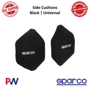 Sparco Side Cushions Black | Universal #01022NR - Picture 1 of 9