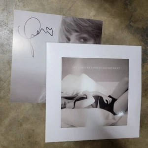 SIGNED HEART ❤️ Taylor Swift Tortured Poets Department Vinyl The Manuscript. - Foto 1 di 7
