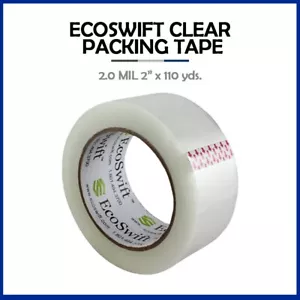 1 Rolle "EcoSwift" Marke Packband Box Verpackung 2,0 ml 2" x 110 Yard (330 Fuß) - Bild 1 von 4