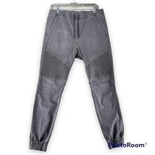 Bullhead Denim Mens Skinny Medium Jeans Cotton Gray Biker Joggers