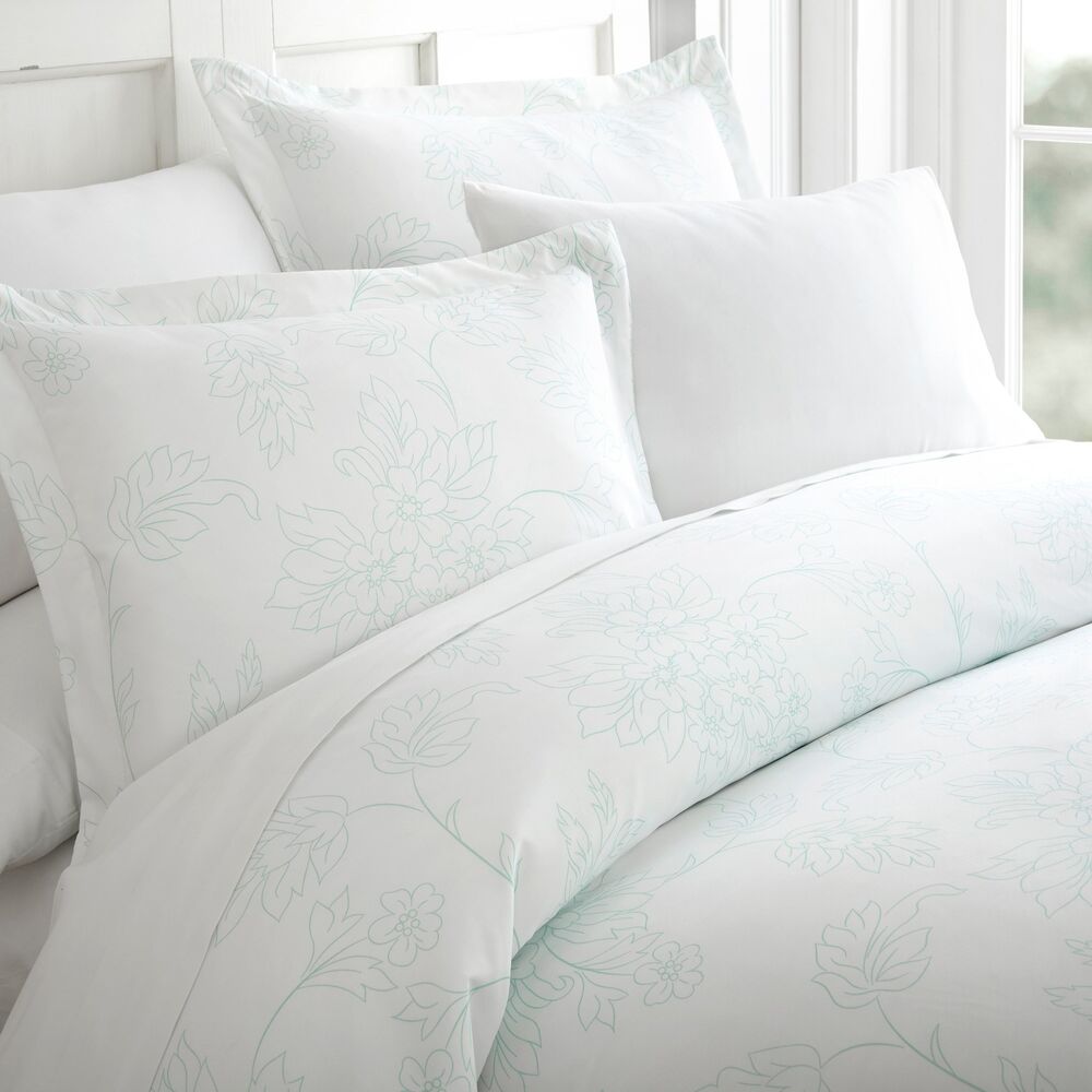 3 Piece Vine Patterned Duvet Cover Set by Kaycie Gray Fashion Collection