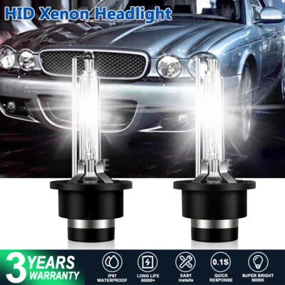 Bombillas de faros de xenón D2S HID para Jaguar XJ8 XJR Super V8 2009 súper brillantes Foto 1 de 4