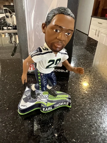 Seattle Seahawks 2013 Earl Thomas rare Action NFL Bobblehead Foco Cover