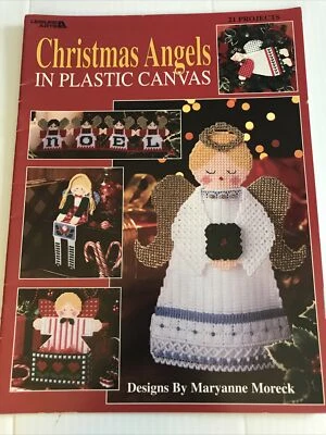 RARE Plastic Canvas Christmas Angels In Plastic Canvas 21 Projects - Image 1 of 4