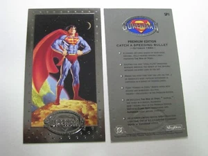 Superman Man of Steel Platinum Premium Promo Card SP1 Skybox 1996 - Picture 1 of 1