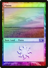 Plains (230) FOIL Magic 2010 / M10 NM Basic Land MAGIC GATHERING CARD ABUGames