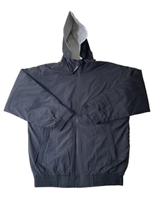 KIDS WARM-UP JACKET YOUTH SMALL HOODED BLACK ZIP-UP PORT AUTHORITY WINTER SPORT - Picture 1 of 12
