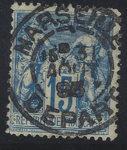 PRO-20-6-2: Stempel T84 Marseille Abfahrt auf Nr. 101 - Bild 1 von 1