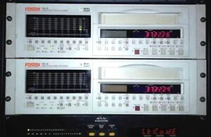 Fostex RD-8 Digital Multi-Track Recorders 8 Tracks VHS Format with Cables