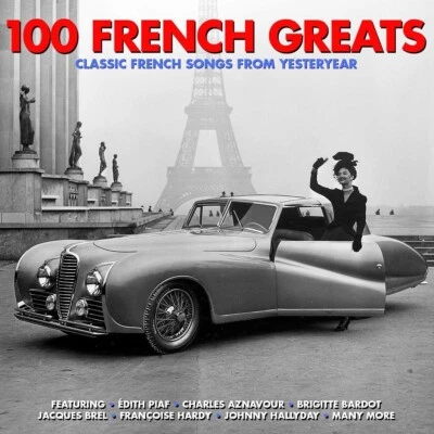 100 French Greats 4-CD NEW SEALED Edith Piaf/Francoise Hardy/Jacques Brel+ - Image 1 of 4