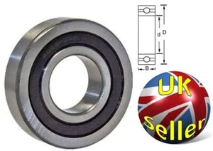 LJ5/8-2RS también conocido como RLS5-2RS, rodamiento de bolas imperial con sellos. 5/8""x1.9/16""x7/16"" - Imagen 1 de 5