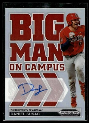 2022 Panini Prizm Draft Picks Big Man on Campus Autographs Prizms Silver #6 Dani - Image 1 of 2