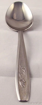Oneida SL & GH Rogers Stainless Steel MAYBROOK Lot of 3 Oval Soup Spoons 6 5/8" - Image 1 of 4