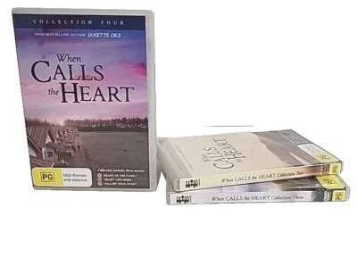 3 x When Calls the Heart Series Seasons 1, 2, 3 Region All DVD Drama Bundle - Image 1 of 4