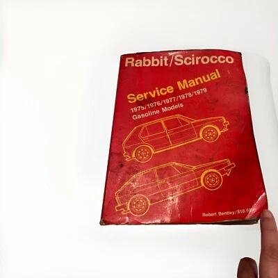 Volkswagen Rabbit Official Service Manual & Scirocco Gas Motor 1975-1979 Bentley - Image 1 of 4