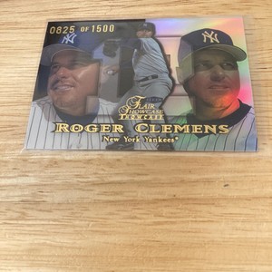 1999 Fleer Flair Showcase Roger Clemens Row 1 Seat 21 0825/1500