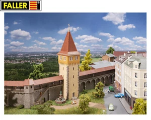 Faller N 232200 set mura della città vecchia torre cittadina - NUOVO + IMBALLO ORIGINALE - Foto 1 di 6