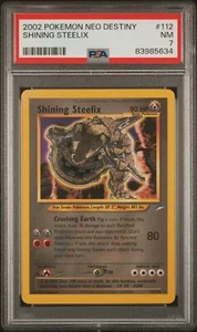 Pokemon Shining Steelix 112 Neo Destiny PSA 7 NM - Picture 1 of 2