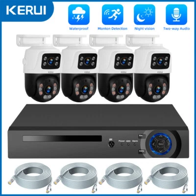 KERUI 6MP POE 8CH NVR Security Camera System Surveillance Night Auto Tracking US - Image 1 of 4