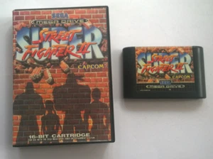 Super Street Fighter II 2 SEGA Mega drive No Manual PINS CLEANED CART TESTED - Picture 1 of 6