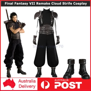Final Fantasy VII Remake Zack Fair Cosplay Leather Armour Costume Full Set - Picture 1 of 25