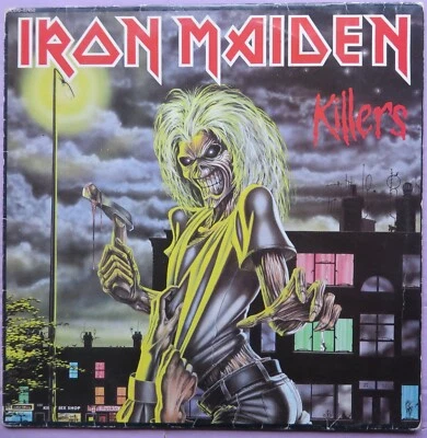 IRON MAIDEN - KILLERS -  VINYL LP FRANCE  1981 VG+/EX+ - Immagine 1 di 4