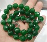 Real Jade Necklace Natural Green Jade Round Bead Necklace - 8mm