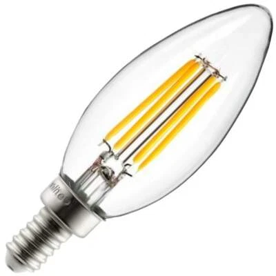 Box of 6 Sunlite 80663 - 4 watt 120V  B11 Candelabra Screw Base 2700K LED E12  - Image 1 of 4