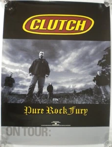 CLUTCH Pure Rock Fury 2001 Atlantic Records Werbeartikel 18" x 24" Tour Poster Fast neuwertig - Bild 1 von 2