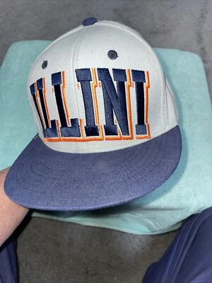 Gorra NCAA Illini University Snap Back gris y azul envío gratuito Foto 1 de 4