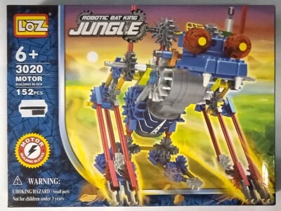 LOZ 3020 Robótico Murciélago Rey Selva Modelo Ladrillos Motor Bloques de Construcción Juguetes Foto 1 de 2
