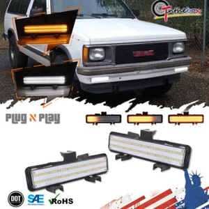 Clear Switchback LED Paking Signal Light For 83-93 Chevrolet S10 / 82-90 GMC S15 - Picture 1 of 11