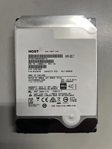 HUH728080AL4200 HGST 8TB 7.2k 3.5" 12Gb SAS HDD 005051674 0F23678 EMC 118000117 - Bild 1 von 2