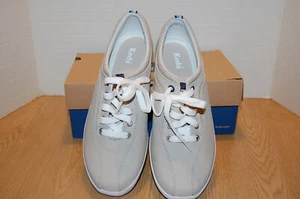 Keds DAMEN-LEDERSNEAKER GRÖSSE 8 M IM KARTON – UBAL STONE (HELLBRAUN) WEISS 14169 – GEBRAUCHT, IN EINWANDFREIEM ZUSTAND - Bild 1 von 6
