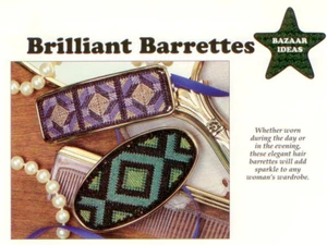 Brilliant Barrettes & Towel Keepers Plastic Canvas Pattern - Plastic Canvas - Picture 1 of 2