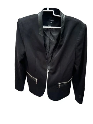 Chaqueta de moda negra INSIGHT para mujer 12 Foto 1 de 4
