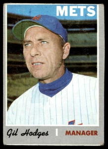 1970 Topps #394 Gil Hodges Mets de Nueva York en muy buen estado-VGEX HOF - Imagen 1 de 2