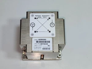 GENUINE IBM CPU HEATSINK X3100 M5 00Y8238 46W9080 (2541) - Picture 1 of 1