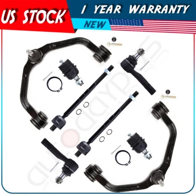 Brazo de control superior y extremo de varilla de amarre de rótula para Mazda B3000 B4000 1998-2004 8 piezas Foto 1 de 4