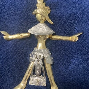 RARE FIND!! 1973 KREWE OF RHEA? BABYLON? NEW ORLEANS MARDI GRAS PENDANT/BROOCH - Picture 1 of 19