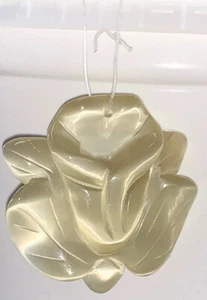 1 Cat’s Eye Fiber Optic Flower pendant 35 X 37mm The Color Is Petroleum Jelly - Picture 1 of 12