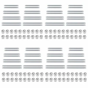 Barbell industrial roscada externamente 100 piezas 16ga 16 mm 19 mm 22 mm 38 mm - Imagen 1 de 3