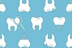 A1 | Blue Teeth Poster Art Print 60 x 90cm 180gsm Tooth Dentist Cool Gift #8501