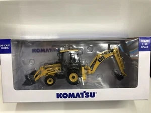 Terna universale Hobbies 1/50 Komatsu WB93R-8 modello pressofuso UH8142 - Foto 1 di 6