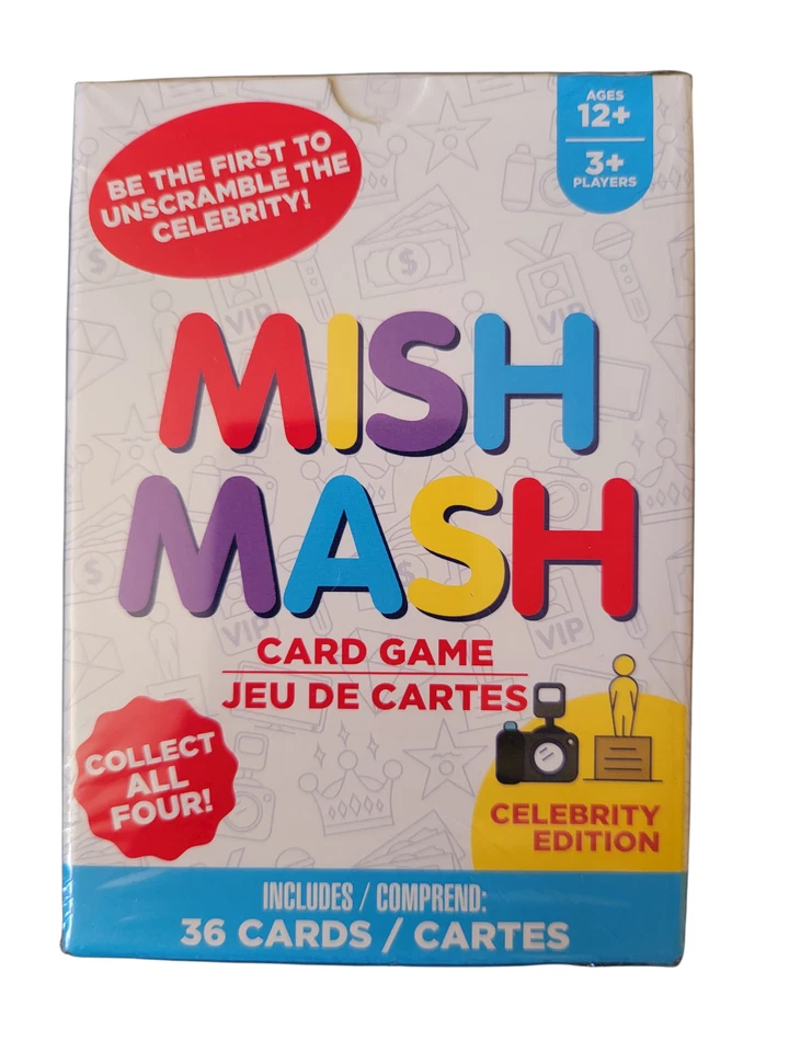 Mish Mash Card Game - New - Celebrity Edition - Image 1 of 1