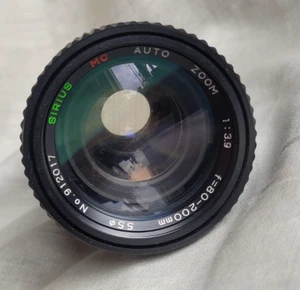 Sirius 80-200mm f/3.9  Ricoh/Rikenon K KR mount zoom lens - Picture 1 of 11